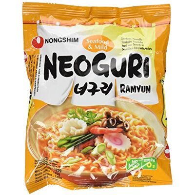 Soupe instantanée de nouilles Neoguri Mild aux fruits de mer - Publicité Soupe instantanée de nouilles Neoguri Mild aux fruits de mer - Publicité