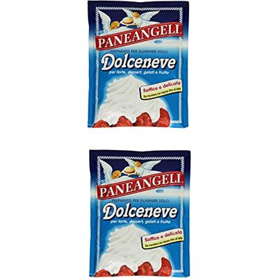 Paneangeli Dolceneve Istant Crème fouettée 150 g Lot de 2 - Publicité Paneangeli Dolceneve Istant Crème fouettée 150 g Lot de 2 - Publicité