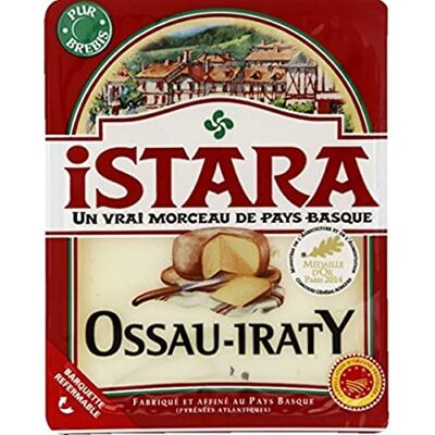 Istara Fromage Ossau Iraty pur brebis AOP La barquette de 180g - Publicité Istara Fromage Ossau Iraty pur brebis AOP La barquette de 180g - Publicité