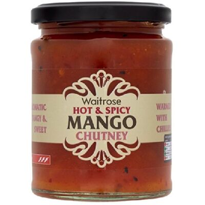 Waitrose Hot Mango Chutney 350g - Publicité Waitrose Hot Mango Chutney 350g - Publicité