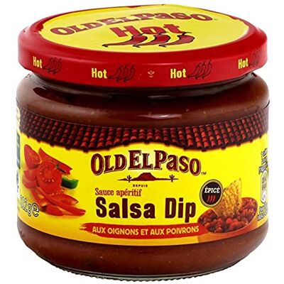Old El Paso Sauce Apéritif Salsa Dip aux Oignons et aux Poivrons Épicé 312g (lot de 4) - Publicité Old El Paso Sauce Apéritif Salsa Dip aux Oignons et aux Poivrons Épicé 312g (lot de 4) - Publicité