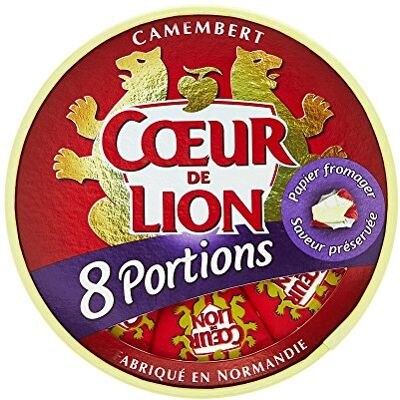 COEUR DE LION Fromage Emballé Camembert, Les 8 Portions de 30g - Publicité COEUR DE LION Fromage Emballé Camembert, Les 8 Portions de 30g - Publicité
