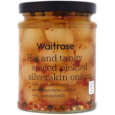 Waitrose Spiced Pickled Onions 295g - Publicité Waitrose Spiced Pickled Onions 295g - Publicité