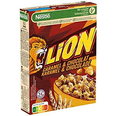Nestlé Lion Céréales, Caramel et Chocolat, 400g - Publicité Nestlé Lion Céréales, Caramel et Chocolat, 400g - Publicité