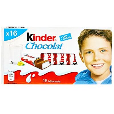 Kinder Btonnets de Chocolat Fourrés au Lait, 200g - Publicité Kinder Btonnets de Chocolat Fourrés au Lait, 200g - Publicité