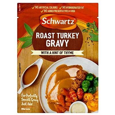 Schwartz Mélange De Sauce Dinde Rôti Classique 25G - Publicité Schwartz Mélange De Sauce Dinde Rôti Classique 25G - Publicité
