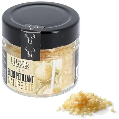 PATISDECOR Sucre pétillant nature 50 g - Publicité PATISDECOR Sucre pétillant nature 50 g - Publicité
