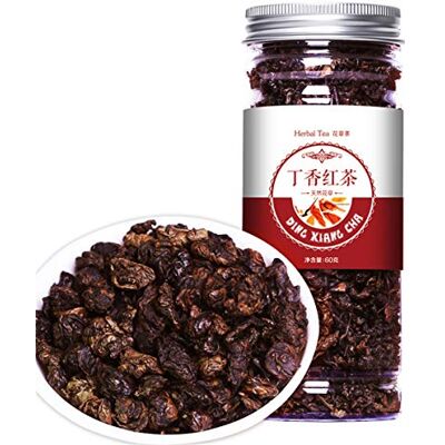 HELLOYOUNG Tisane chinoise Fleur Fruit Thé Thé Rose En Conserve Soie Dorée Embouteillé Nouveau thé parfumé Soins de santé Fleurs thé En bonne santé Green Food (60g Lilac black tea) - Publicité HELLOYOUNG Tisane chinoise Fleur Fruit Thé Thé Rose En Conserve Soie Dorée Embouteillé Nouveau thé parfumé Soins de santé Fleurs thé En bonne santé Green Food (60g Lilac black tea) - Publicité