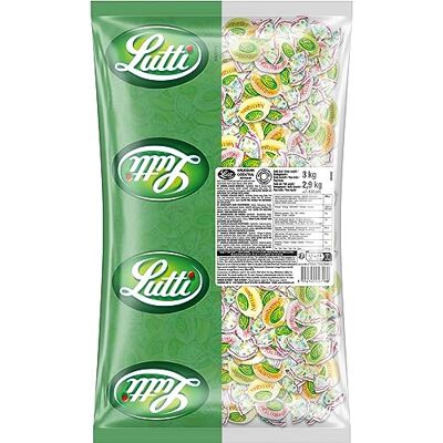 Lutti L’Arlequin Cocktail, Sans Gluten et Végétarien, 2,91 kg - Publicité Lutti L’Arlequin Cocktail, Sans Gluten et Végétarien, 2,91 kg - Publicité