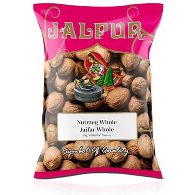 Jalpur Noix de muscade entière 100 g - Publicité Jalpur Noix de muscade entière 100 g - Publicité