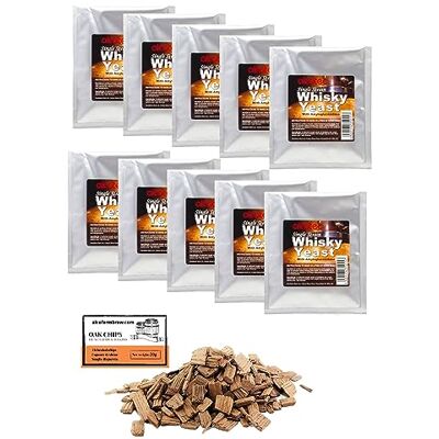 AlcoFermBrew 10 x Turbo Levure Alcotec Levure Rapide Whisky 23g, Levure de fermentation, Distillateurs Levure, Levure Rapide, Gnôle Alcool - Publicité AlcoFermBrew 10 x Turbo Levure Alcotec Levure Rapide Whisky 23g, Levure de fermentation, Distillateurs Levure, Levure Rapide, Gnôle Alcool - Publicité