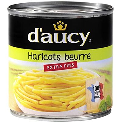 Epicerie salée D'AUCY Haricots Beurre Extra Fins 220G Lot De 4 - Publicité Epicerie salée D'AUCY Haricots Beurre Extra Fins 220G Lot De 4 - Publicité