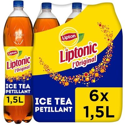 Lipton IC Ice Tea Thé Glacé Saveur Citron Vert Lot de 6x1,5L - Publicité Lipton IC Ice Tea Thé Glacé Saveur Citron Vert Lot de 6x1,5L - Publicité
