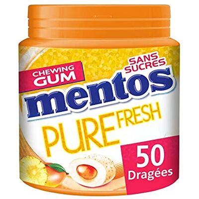 MENTOS GUM Pure Fresh Tropical 100G Lot De 3 Livraison Gratuite - Publicité MENTOS GUM Pure Fresh Tropical 100G Lot De 3 Livraison Gratuite - Publicité