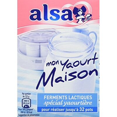 Alsa Evaporé Préparation mon Yaourt Maison 8 g - Publicité Alsa Evaporé Préparation mon Yaourt Maison 8 g - Publicité