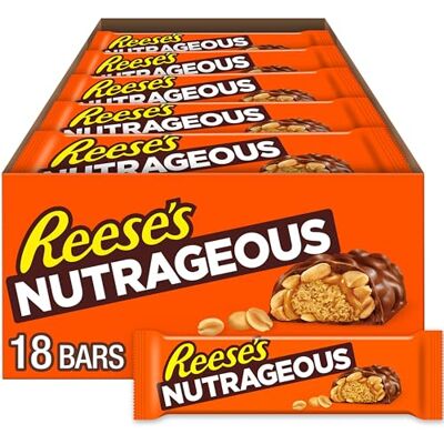 Reese's Barre Beurre de Cacahuète Nutrageous 47g - Publicité Reese's Barre Beurre de Cacahuète Nutrageous 47g - Publicité
