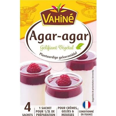 Vahiné Agar-Agar Gélifiant Végétal par 4 Sachets de 2g (lot de 3 soit 12 sachets) - Publicité Vahiné Agar-Agar Gélifiant Végétal par 4 Sachets de 2g (lot de 3 soit 12 sachets) - Publicité