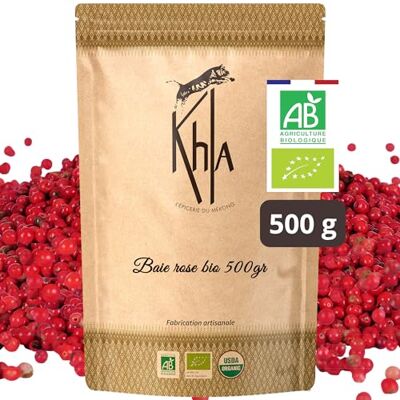 Khla Baies roses Bio 500g Baies Qualité Premium Grand Cru Production Limitée Épices Direct Producteur Origine Madagascar - Publicité Khla Baies roses Bio 500g Baies Qualité Premium Grand Cru Production Limitée Épices Direct Producteur Origine Madagascar - Publicité