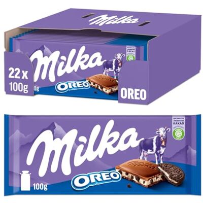 Milka et OREO, Lot de 22 (22 x 100 g) - Publicité Milka et OREO, Lot de 22 (22 x 100 g) - Publicité