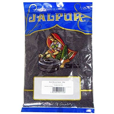 Jalpur Graines de moutardes noire 500 g - Publicité Jalpur Graines de moutardes noire 500 g - Publicité
