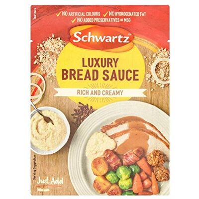 Schwartz Mélange de sauce au pain de luxe 40 g - Publicité Schwartz Mélange de sauce au pain de luxe 40 g - Publicité