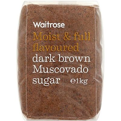 Waitrose Dark Brown Muscovado Sugar 1kg - Publicité Waitrose Dark Brown Muscovado Sugar 1kg - Publicité
