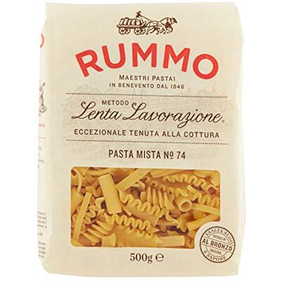 Rummo Pâtes mélangées 500 g - Publicité Rummo Pâtes mélangées 500 g - Publicité