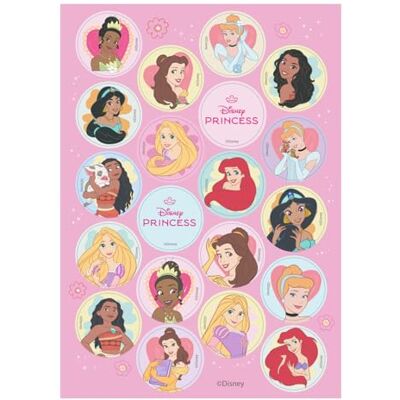 dekora , Mini Disques d'Azyme Princesses Disney, Décorations Comestibles pour Cupcakes, Biscuits et Muffins, Goûters et Fêtes d'Enfants, Disques de 3,4 CM - Publicité dekora , Mini Disques d'Azyme Princesses Disney, Décorations Comestibles pour Cupcakes, Biscuits et Muffins, Goûters et Fêtes d'Enfants, Disques de 3,4 CM - Publicité