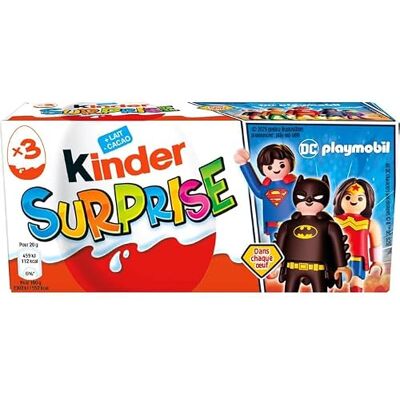 Kinder Surprise Oeufs en chocolat au lait 60 g - Publicité Kinder Surprise Oeufs en chocolat au lait 60 g - Publicité