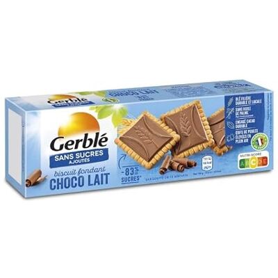 Gerblé Biscuit Chocolat Fondant Lait Sans Sucres Ajoutés 125G Lot De 4 - Publicité Gerblé Biscuit Chocolat Fondant Lait Sans Sucres Ajoutés 125G Lot De 4 - Publicité