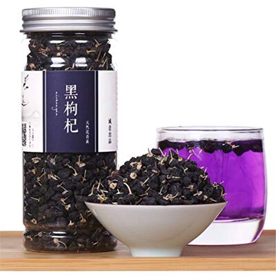 HELLOYOUNG Tisane chinoise Fleur Fruit Thé Thé Rose En Conserve Soie Dorée Embouteillé Nouveau thé parfumé Soins de santé Fleurs thé En bonne santé Green Food (100g Black wolfberry) - Publicité HELLOYOUNG Tisane chinoise Fleur Fruit Thé Thé Rose En Conserve Soie Dorée Embouteillé Nouveau thé parfumé Soins de santé Fleurs thé En bonne santé Green Food (100g Black wolfberry) - Publicité