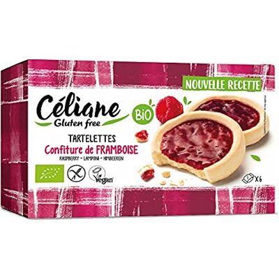 Epicerie Céliane Tartelettes À La Framboise Sans Gluten X6 Vendu par unité - Publicité Epicerie Céliane Tartelettes À La Framboise Sans Gluten X6 Vendu par unité - Publicité