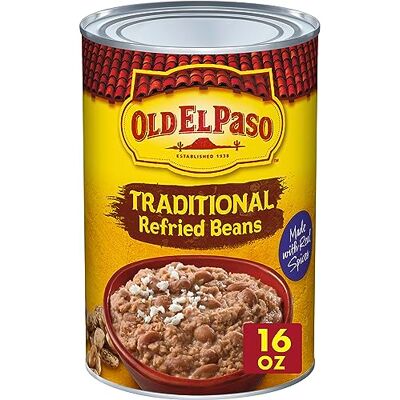 Old El Paso Refried Beans Traditional 16 oz - Publicité Old El Paso Refried Beans Traditional 16 oz - Publicité