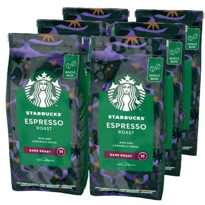Starbucks - Dark Espresso Roast - 200 g - Whole Bean - Grains de café - Publicité Starbucks - Dark Espresso Roast - 200 g - Whole Bean - Grains de café - Publicité