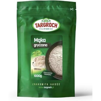 Farine de sarrasin Targroch - sans gluten, 1000g - Publicité Farine de sarrasin Targroch - sans gluten, 1000g - Publicité