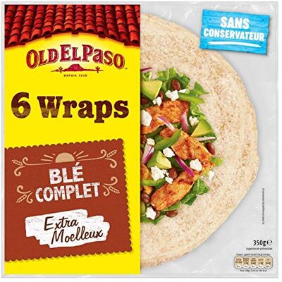 Old El Paso Wraps Blé Complet 350G Lot De 4 Livraison Gratuite - Publicité Old El Paso Wraps Blé Complet 350G Lot De 4 Livraison Gratuite - Publicité