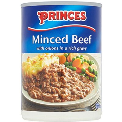 Princes Mince Lot de 6 sachets de bœuf et d'oignon 392 g - Publicité Princes Mince Lot de 6 sachets de bœuf et d'oignon 392 g - Publicité