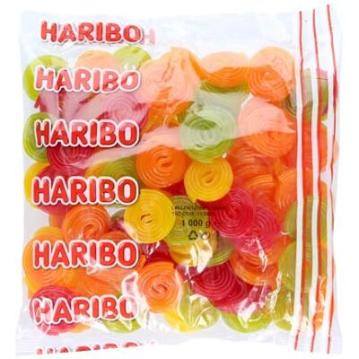 HARIBO ROTELLA FRUITS 1kg- - Publicité HARIBO ROTELLA FRUITS 1kg- - Publicité