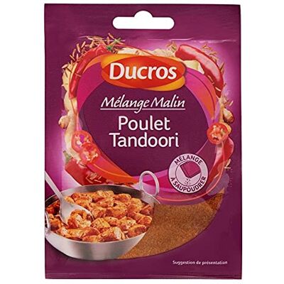DUCROS Mélange Malin Poulet Tandoori à Saupoudrer 20g (lot de 8) - Publicité DUCROS Mélange Malin Poulet Tandoori à Saupoudrer 20g (lot de 8) - Publicité