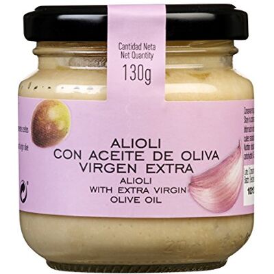 La Chinata Salsa aïoli, ail mayonnaise Espagnole avec huile d'olive vierge extra, Lot de 2 (2 x 140 g) - Publicité La Chinata Salsa aïoli, ail mayonnaise Espagnole avec huile d'olive vierge extra, Lot de 2 (2 x 140 g) - Publicité