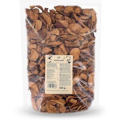 KoRo Chips de pomme à la cannelle 500 g Snack fruité croquant Goût fruité et sucré Séchage en douceur - Publicité KoRo Chips de pomme à la cannelle 500 g Snack fruité croquant Goût fruité et sucré Séchage en douceur - Publicité
