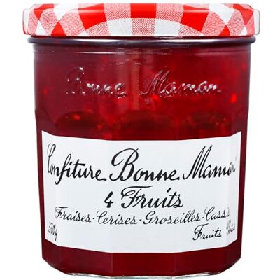 Bonne Maman Confiture Quatre Fruits 370 g - Publicité Bonne Maman Confiture Quatre Fruits 370 g - Publicité