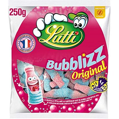 Lutti Bubblizz Original Gomme à Mâcher, 250 g - Publicité Lutti Bubblizz Original Gomme à Mâcher, 250 g - Publicité