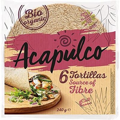 Epicerie salée Acapulco Tortilla Wraps Au Blé Complet X6 240G Vendu par unité - Publicité Epicerie salée Acapulco Tortilla Wraps Au Blé Complet X6 240G Vendu par unité - Publicité