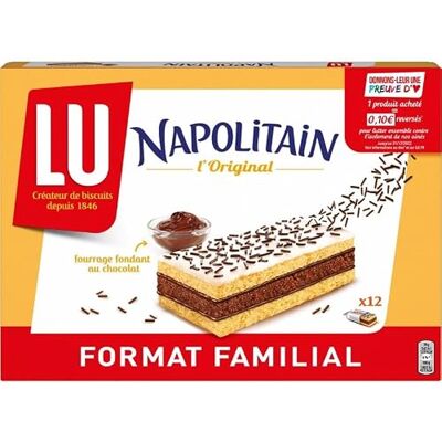 Epicerie NAPOLITAIN Classic Individuel Format Familial 360G le Lot De 4 - Publicité Epicerie NAPOLITAIN Classic Individuel Format Familial 360G le Lot De 4 - Publicité