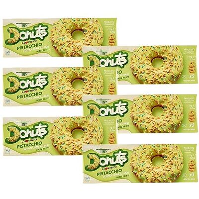sarcia.eu TINY Donuts Beignets/donuts à la pistache sans gluten 111g (Pistache, x6) - Publicité sarcia.eu TINY Donuts Beignets/donuts à la pistache sans gluten 111g (Pistache, x6) - Publicité