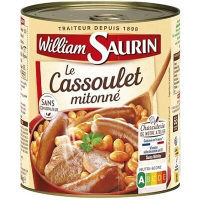 genéric WILLIAM SAURIN Cassoulet Mitonné Plat Cuisiné 840G Trois Articles - Publicité genéric WILLIAM SAURIN Cassoulet Mitonné Plat Cuisiné 840G Trois Articles - Publicité