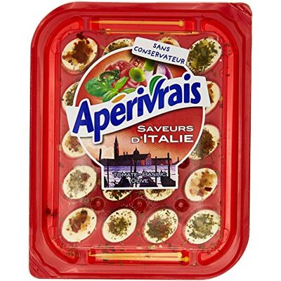 Apérivrais Fromage Emballé Saveurs d'Italie 100 g - Publicité Apérivrais Fromage Emballé Saveurs d'Italie 100 g - Publicité