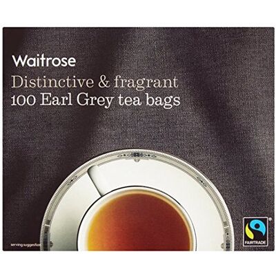 Waitrose Earl Grey Lot de 100 sachets de thé - Publicité Waitrose Earl Grey Lot de 100 sachets de thé - Publicité