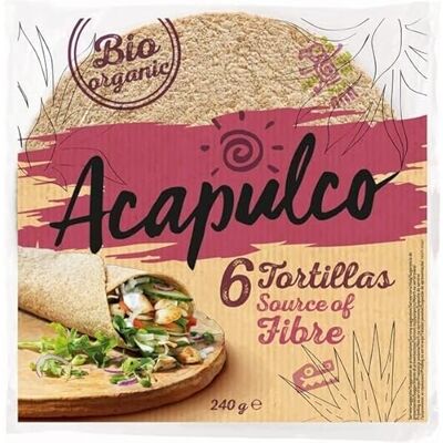 TORTILLA WRAPS AU BLÉ COMPLET X6 240G, ACAPULCO, UNITÉ - Publicité TORTILLA WRAPS AU BLÉ COMPLET X6 240G, ACAPULCO, UNITÉ - Publicité